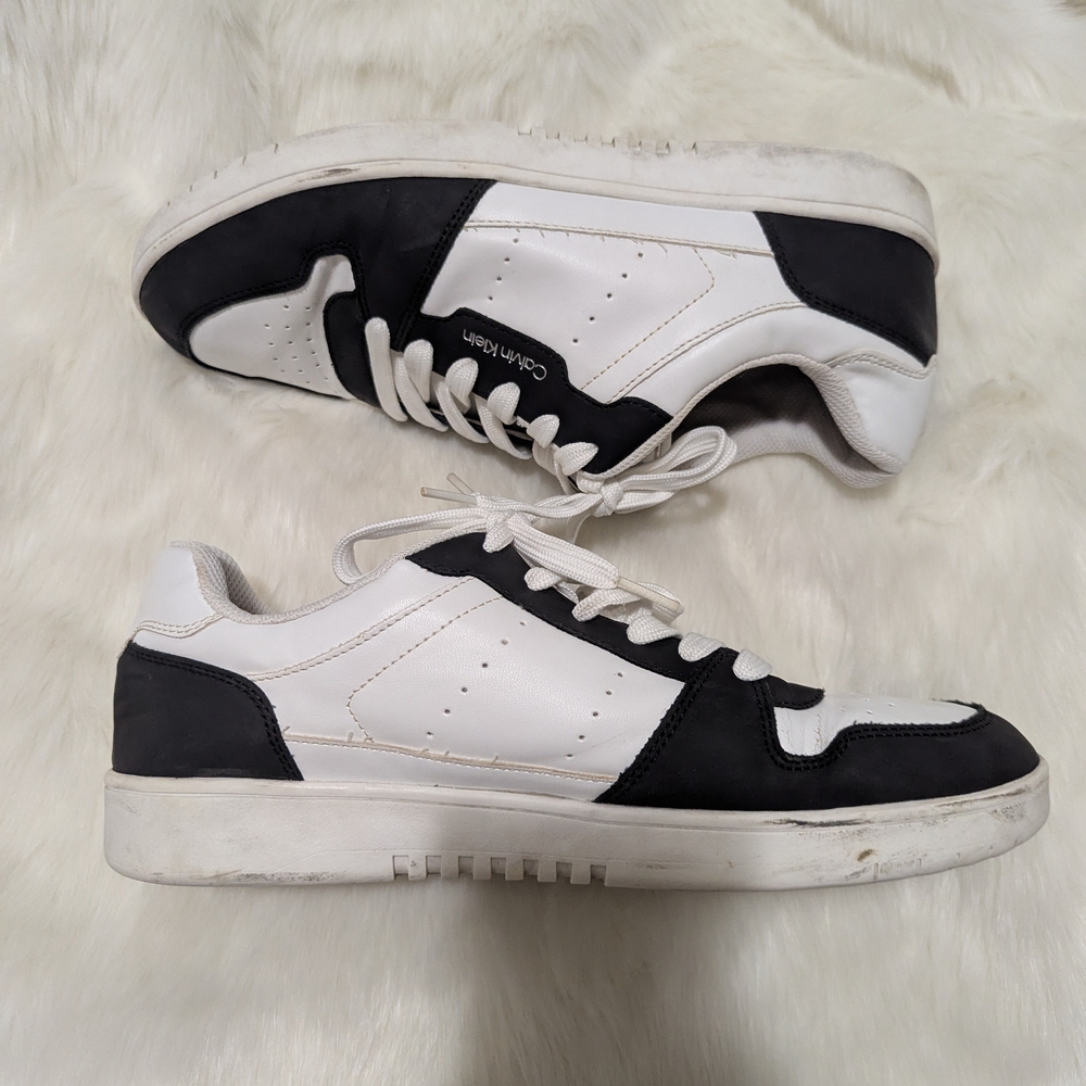 Calvin Klein Men's Black and White Sneakers Size 11 - Picture 5 of 7